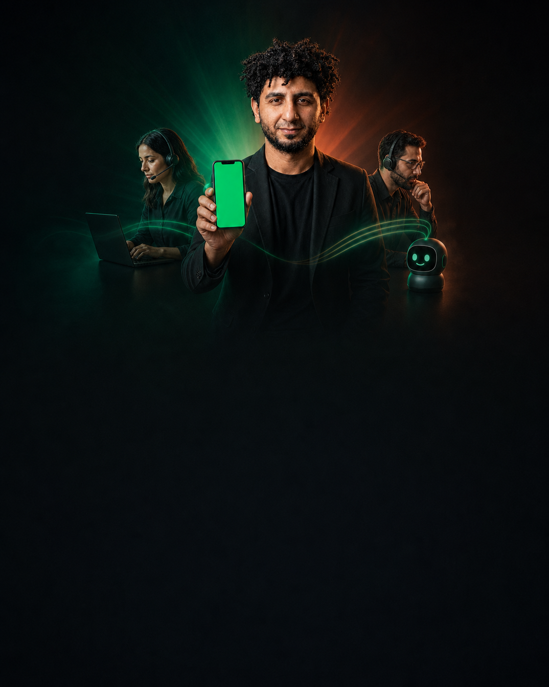 WhatsApp AI assistant connected to a controlled action core